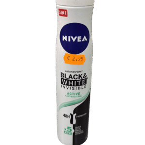 Desodorante Nivea - Black & White Active - 48 H