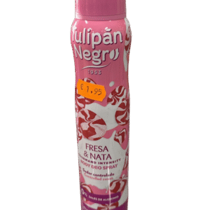Desodorante Tulipan Negro - Fresa & Nata - 24 H